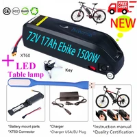 hailong electric bicycle battery 48v 52v 36v 72v 17ah 21ah 750w 1000w 1500w 18650 cells pack powerful bicycle lithium battery