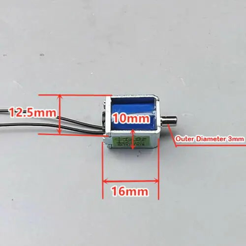 Мини Сфигмоманометр N/O электромагнитный выхлоп постоянного тока 3 7 в|Клапан| |