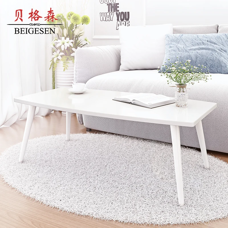 

Living Room Simple Coffee Table Small Apartment Solid Wood Log Small Coffee Table Table Modern Simple Rectangular Office Side Ta