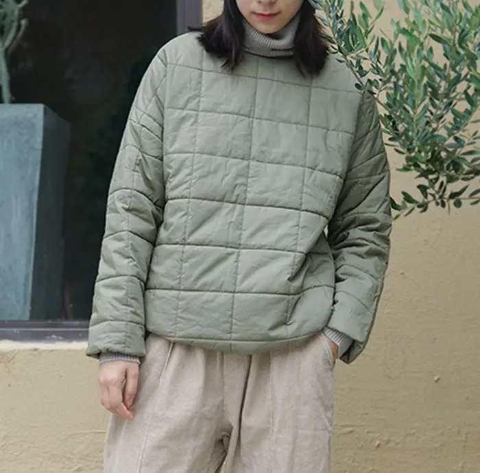 

Original thickened short cotton padded jacket women's loose cotton padded jacket