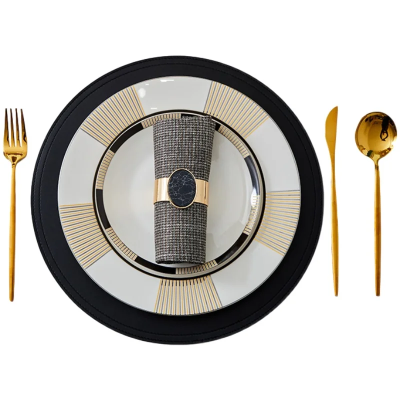 

Europe Breakfast Plate Sets Tableware Kitchen Dinner Dessert Dinner Plate Sets Vajilla Completa De Platos Tableware BD50PS