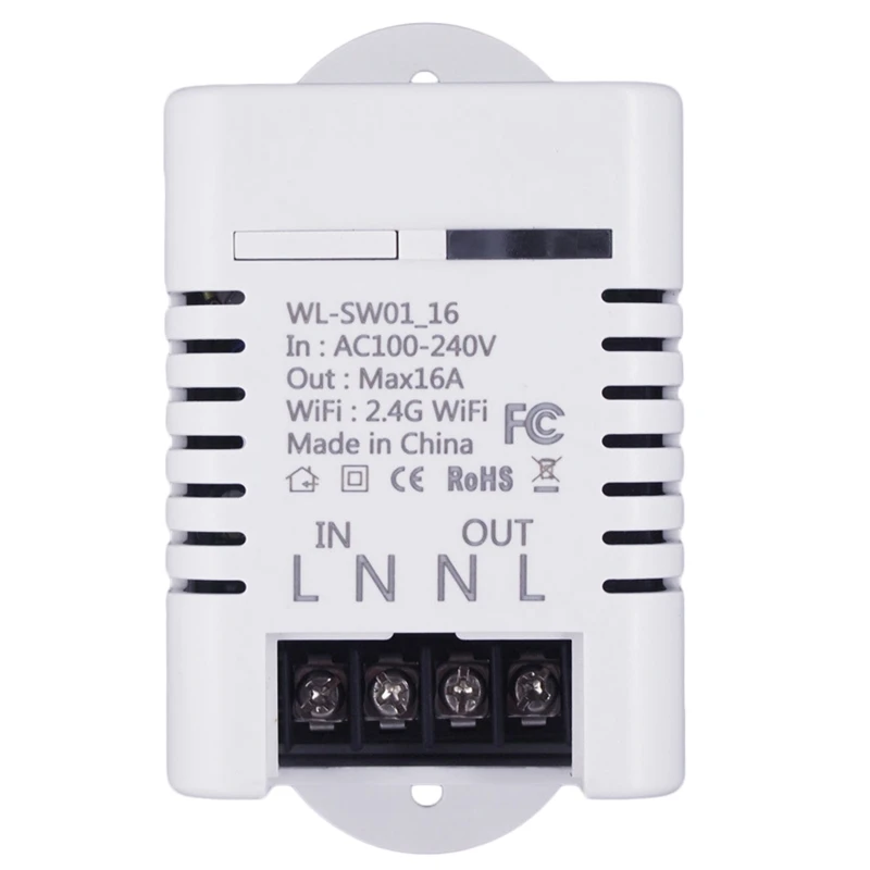2 4G Wifi переключатель 16A дистанционный беспроводной умный светильник Alexa Google