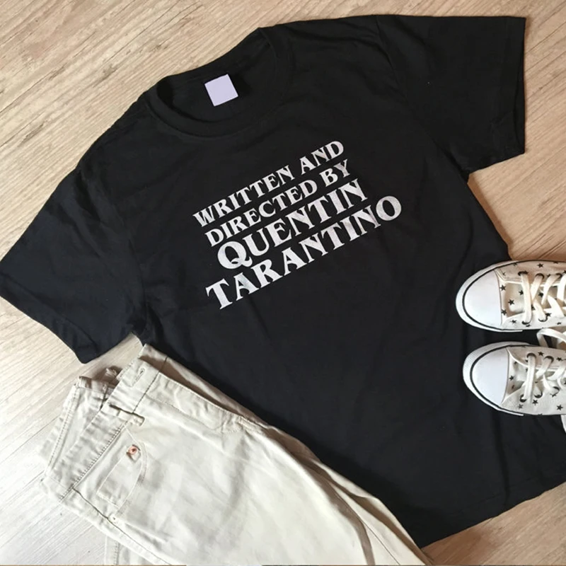 Женская футболка Quentin Tarantino Высококачественная Модная хлопковая Повседневная