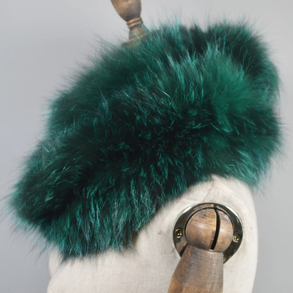 Шарф женский из натурального Лисьего меха большой теплый и мягкий 2021 натуральный