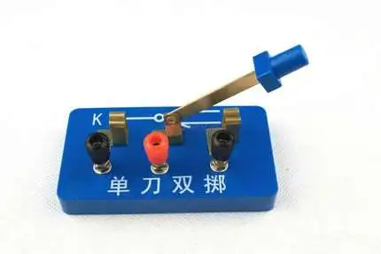 physical experiment equipment Single-pole double-throw switch magnetic electric demonstration box teacher's version switch