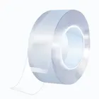 1 м нано-лента Двусторонняя лента прозрачные Многоразовые водонепроницаемые клейкие ленты очищаемые товары для кухни ванной комнаты ленты 1