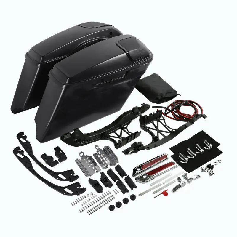 Мотоциклетные 4 дюймовые удлиненные сиденья для Harley Touring CVO Road King Electra Street Glide Ultra
