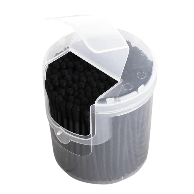 200 шт. антибактериальные ватные тампоны с двойным наконечником для чистки