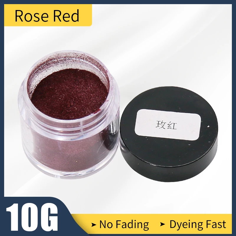 Краситель для ткани пигмент розово Красного цвета 10 г окрашивания одежды перьев