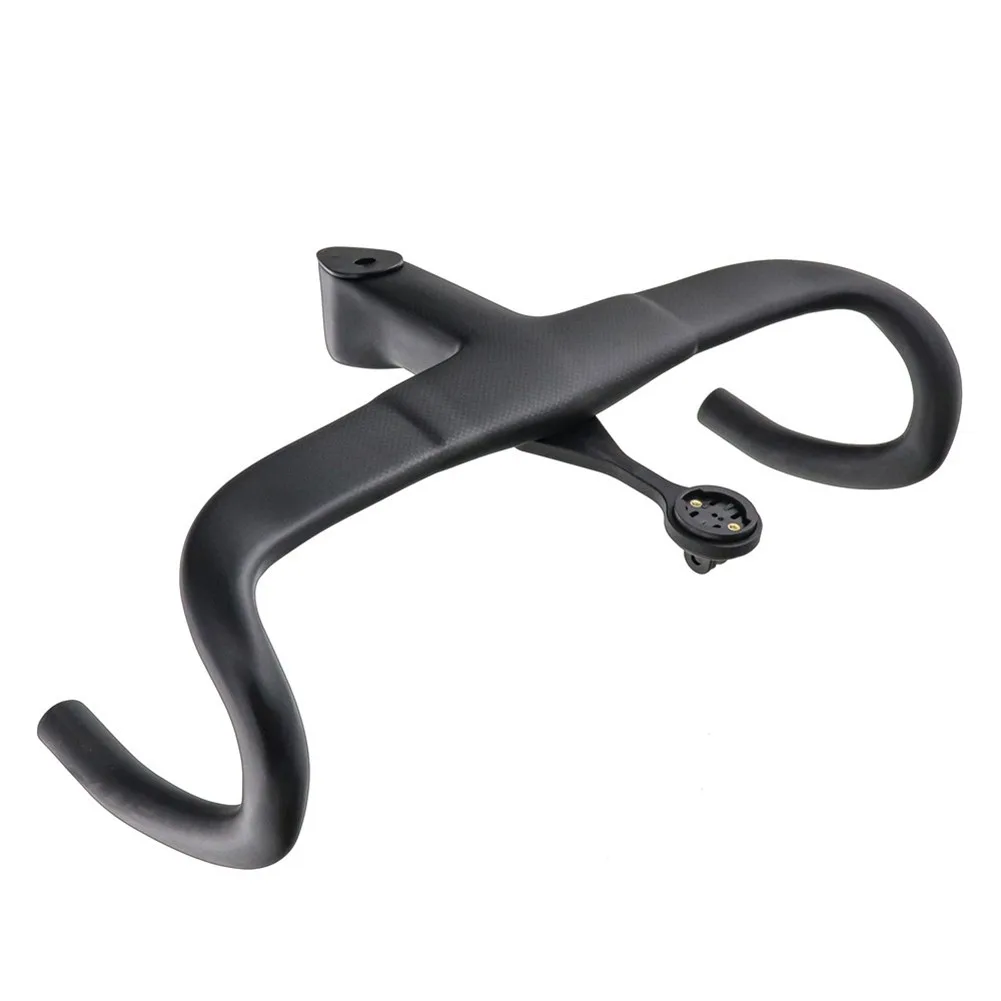 Дешево Встроенный руль дорожного велосипеда 400 ~ 440 мм, углеродный руль для велосипеда F12 Ultra 1k Aero, велосипедные аксессуары