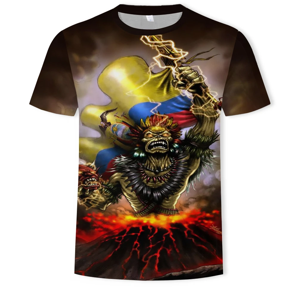 

Death Note T-shirt new 3D printing horror graphic T-shirt short sleeve O-neck men's T-shirt new trend oversized shirt