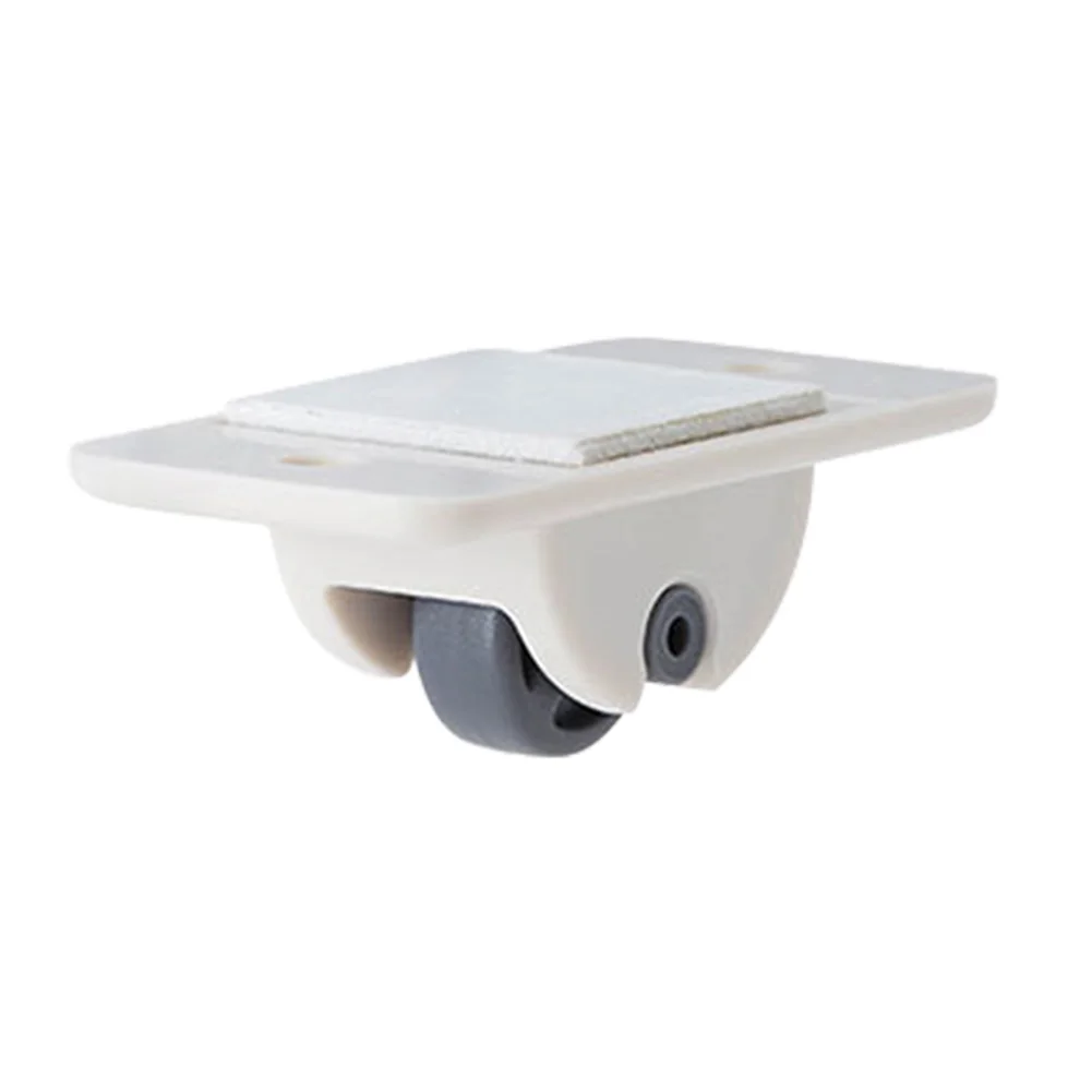 Фиксированные рельсовые колеса пластиковые односторонние маленькие пастерные