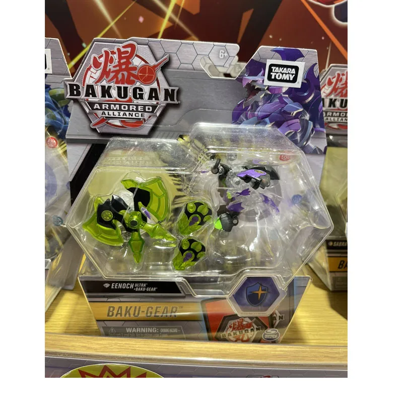 

Takara Tomy Bakuganes Armored Alliance Boys Toy Eenoch Ultra Baku Gear Deformed Burst Ball Monsters Animal Model Kids Gift Green