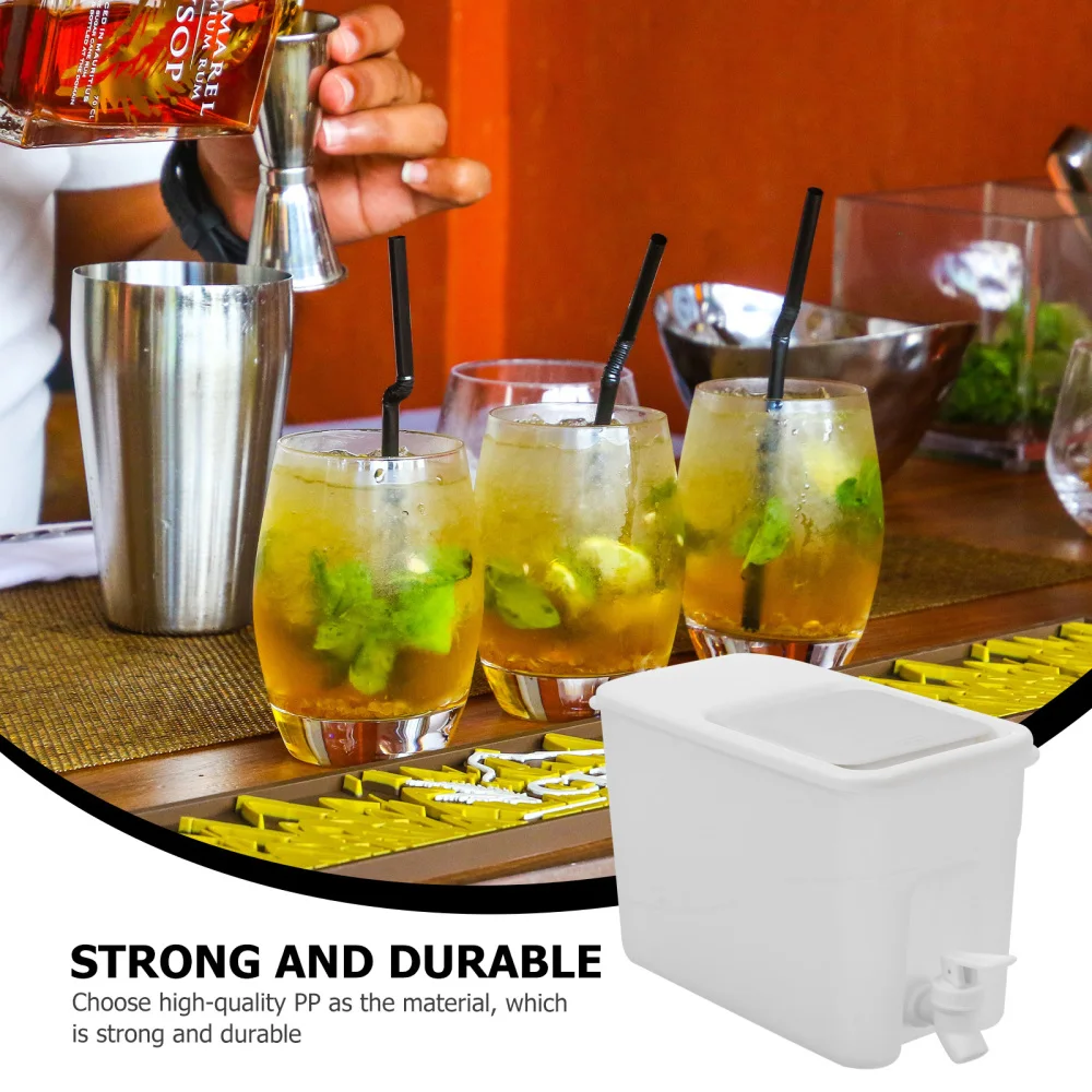 

1Pc Water Pitcher Refrigerator Large Capacity Cold Water Kettle for Home (White)