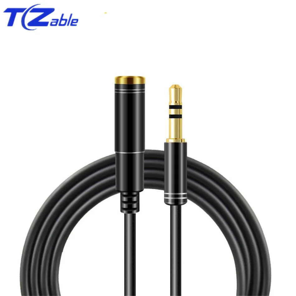 Аудиокабель-удлинитель с разъемом 3 5 мм штекер-гнездо для наушников кабель AUX