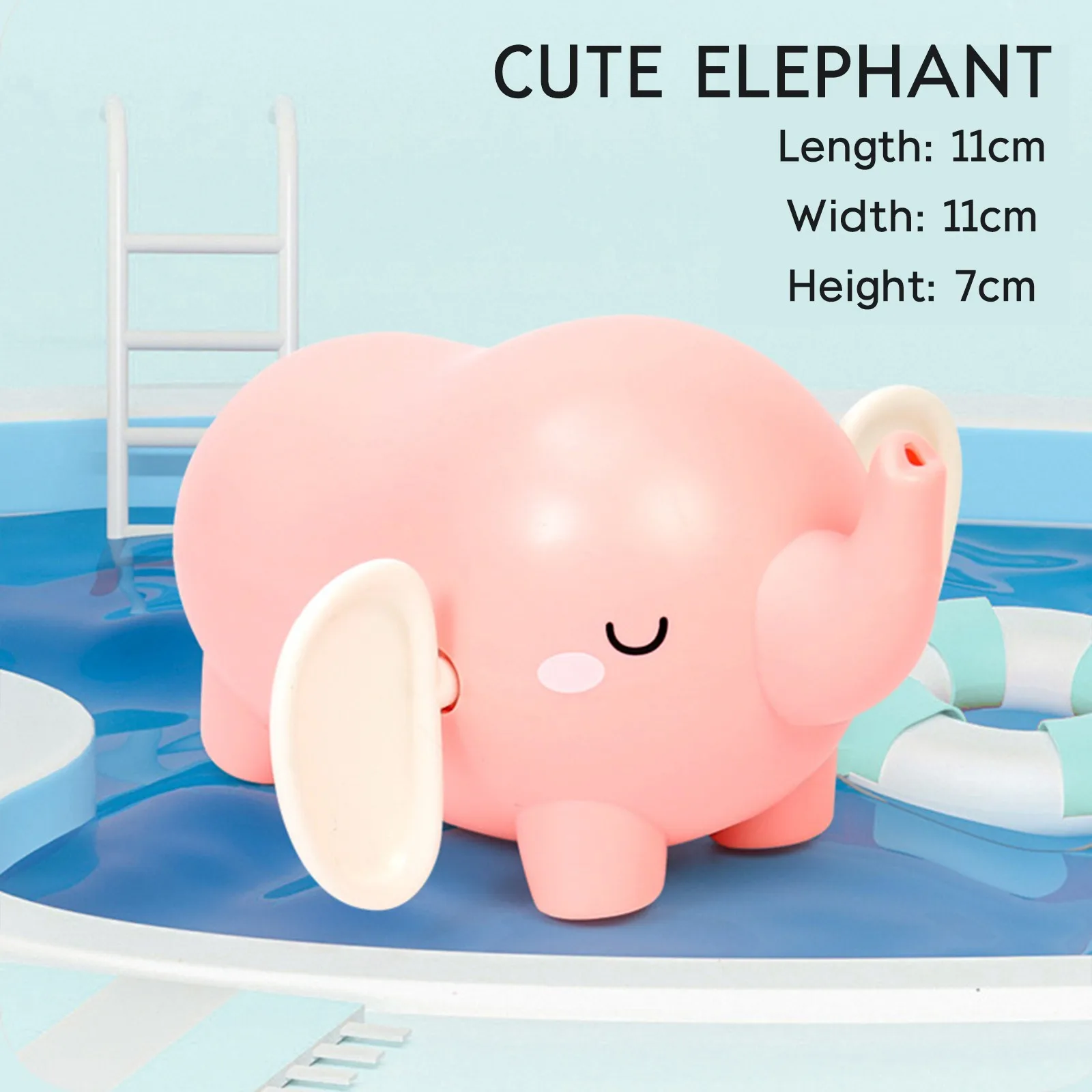 

Wind Up Clockwork Brake Bath water toy Cartoon Animal Baby Shower Swimming Play Water Toy Can Absorb Water Jet Kids Gift #40