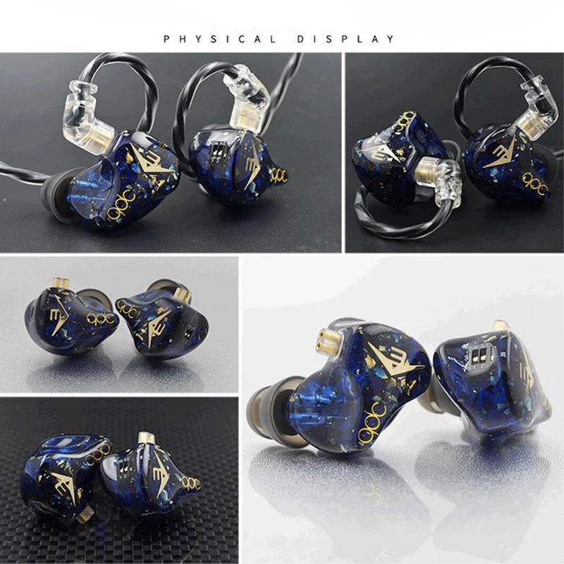 QDC Anole V3 3 сбалансированные арматурные наушники HiFi монитор сцены наушники шумоподавление наушники-вкладыши