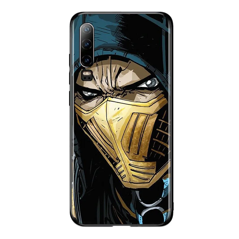 Крутой черный чехол Mortal Kombat для Huawei P40 P30 P20 P10 P9 P8 Lite E 5G 2017 2019 Pro Plus телефона |