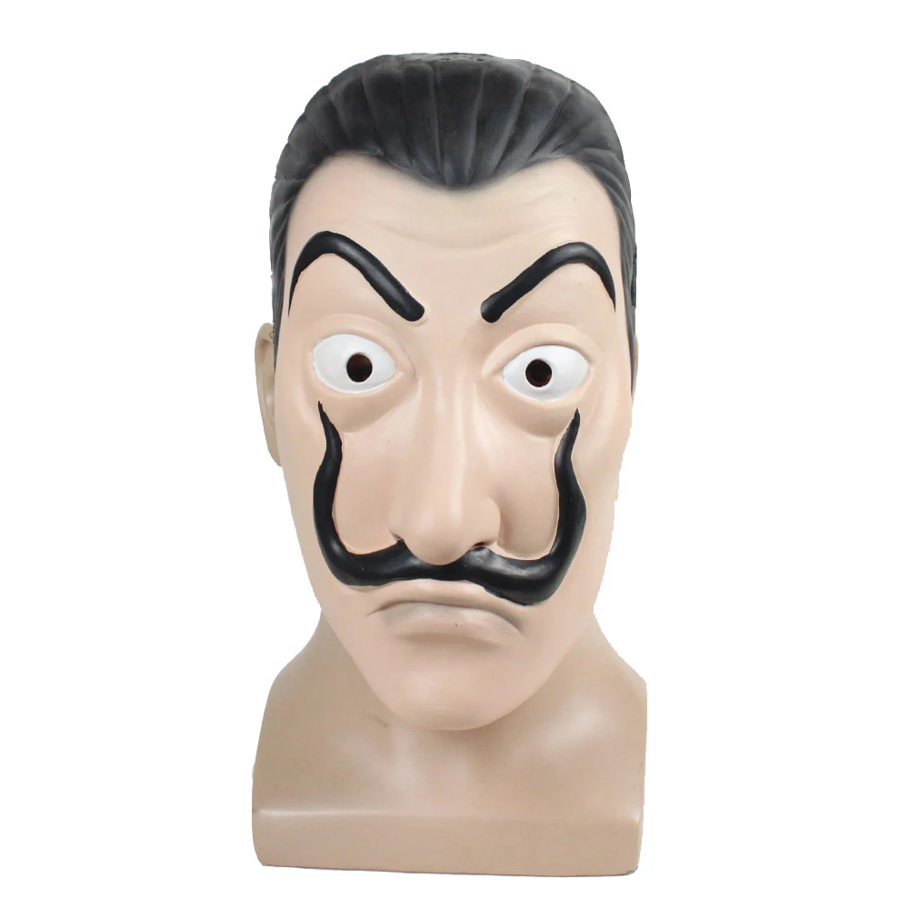 

Movie La Casa De Papel Dali Latex Mask Cosplay Accessories Props