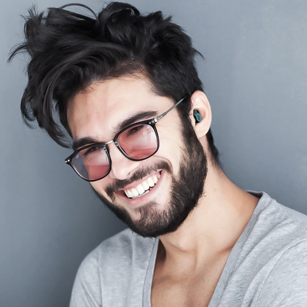 LYMOC беспроводная Bluetooth гарнитура V5.0 с шумоподавлением CVC8.0 Hi-Fi стерео наушники 3000 мАч Зарядное устройство для iPhone xiaomi Oneplus