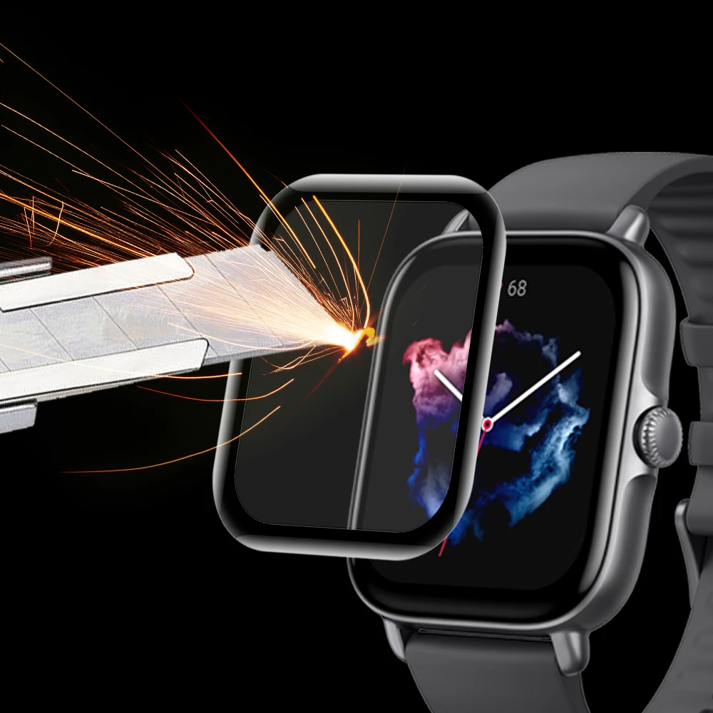 Защитная пленка из мягкого волокна для смарт-часов Amazfit GTS 3 GTS3