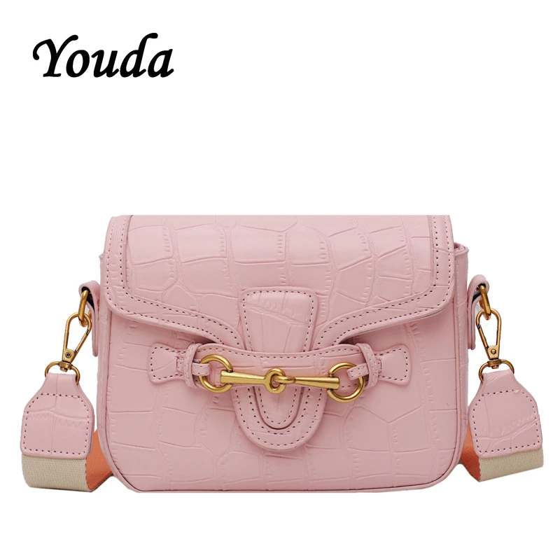 Youda Новинка лета 2019 однотонная сумка-Седло в стиле ретро простая оригинальная