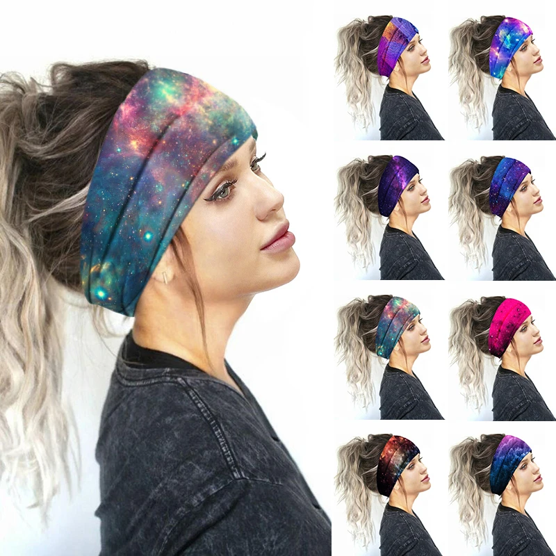 Женские аксессуары для волос модная спортивная повязка на голову йоги тканевая с