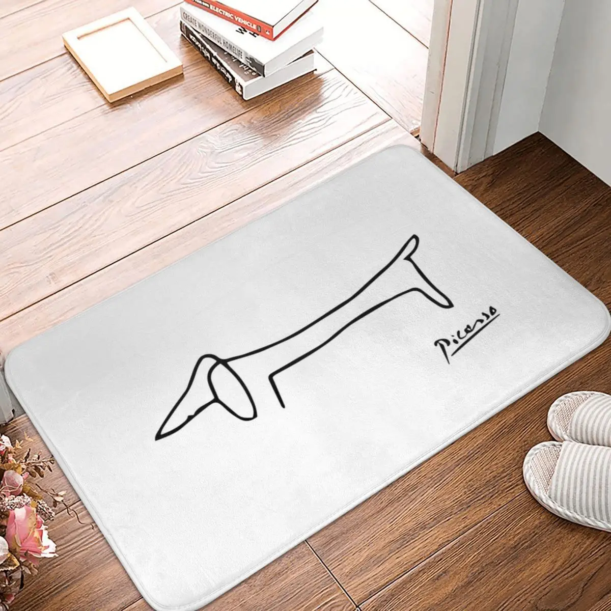 

Pablo Picasso Dog Lump Doormat Carpet Mat Rug Polyester Anti-slip Floor Decor Bath Bathroom Kitchen Living Room 40x60