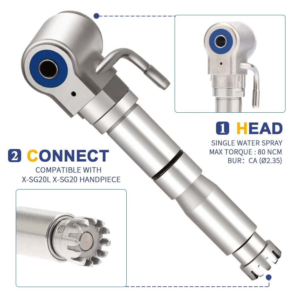 

AI-H-X-SG20 Dentistry equipment spare parts 20:1 contra angle handpiece assembly head supply materials