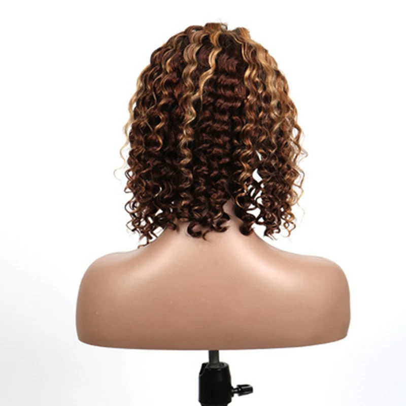 

Парик для белых женщин, плотность 150%, волнистые человеческие волосы 4x4