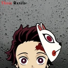 Наклейки на автомобиль, мотоцикл, чемодан, 3D наклейки Slay Kimetsu No Yaiba