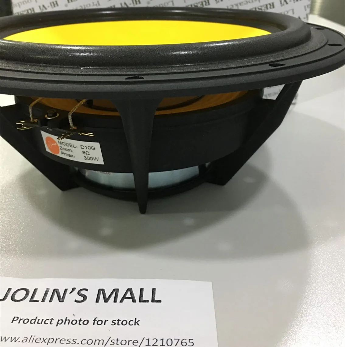 Оригинальный HiVi D10G 10 дюймов НЧ-динамик Высокочастотный динамик Динамик 8 Ом 300 Вт 2