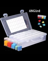 284064 grids 5d diamond painting storage box containers diamond painting tools accessories jewelry beads organizer case