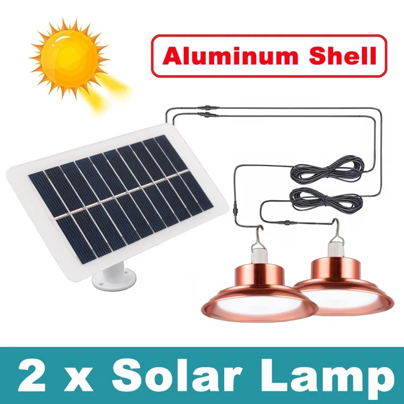 

2 шт. x 25 Вт ветвь, от 1 до 2 перезаряжаемых солнечных ламп, светодиодная уличная лампа с зарядкой, Подвесная лампа для двора, сада, кемпинга в по...