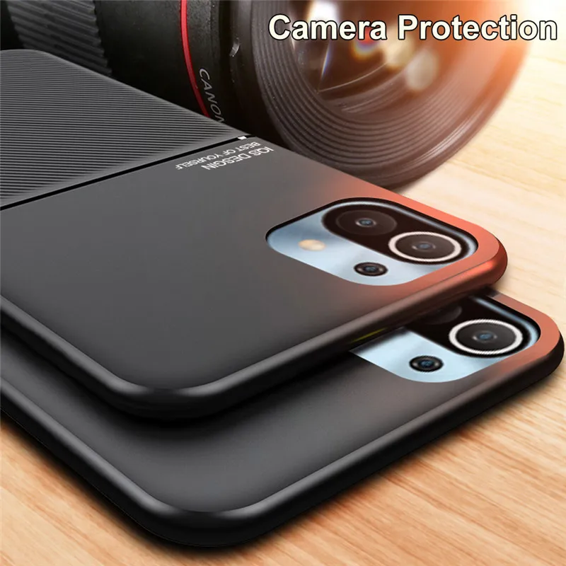 Для Xiaomi Mi 11 чехол Магнитный Ударопрочный Мягкий бампер 360 Полное покрытие для 5G POCO