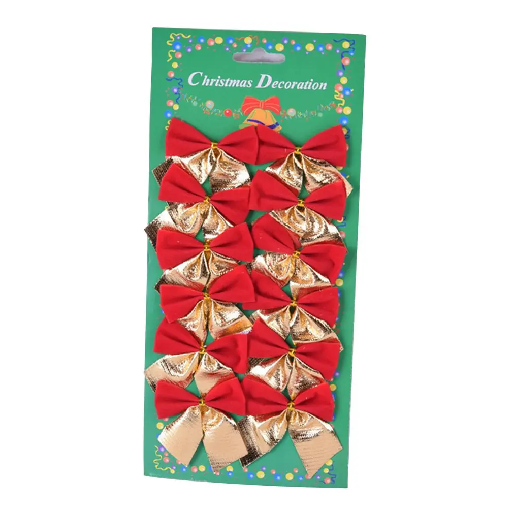 

Бант для волос, нетканый бант, украшение для рождественской елки, бант, праздничная подарочная коробка, аксессуары, Рождественское украшени...