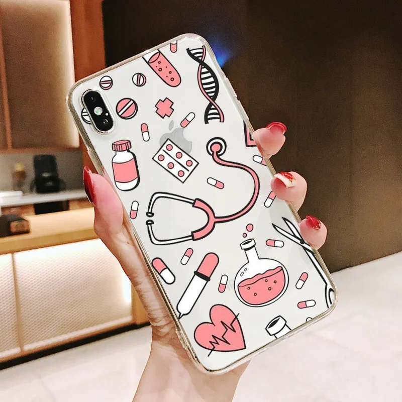 Мягкий чехол из ТПУ для iPhone X 11Pro MAX 5 6 SE 6S Plus 7 8 XS XR | Мобильные телефоны и аксессуары