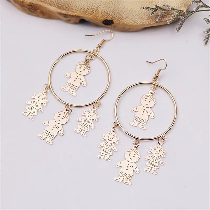 Женские серьги-подвески филигранные большие круглые ювелирные изделия подарок