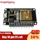 Лидер продаж! Макетная плата ESP32, беспроводной двухъядерный модуль фильтров Wi-Fi + Bluetooth CP2104 2,4 ГГц RF ESP32, высокое качество для Arduino