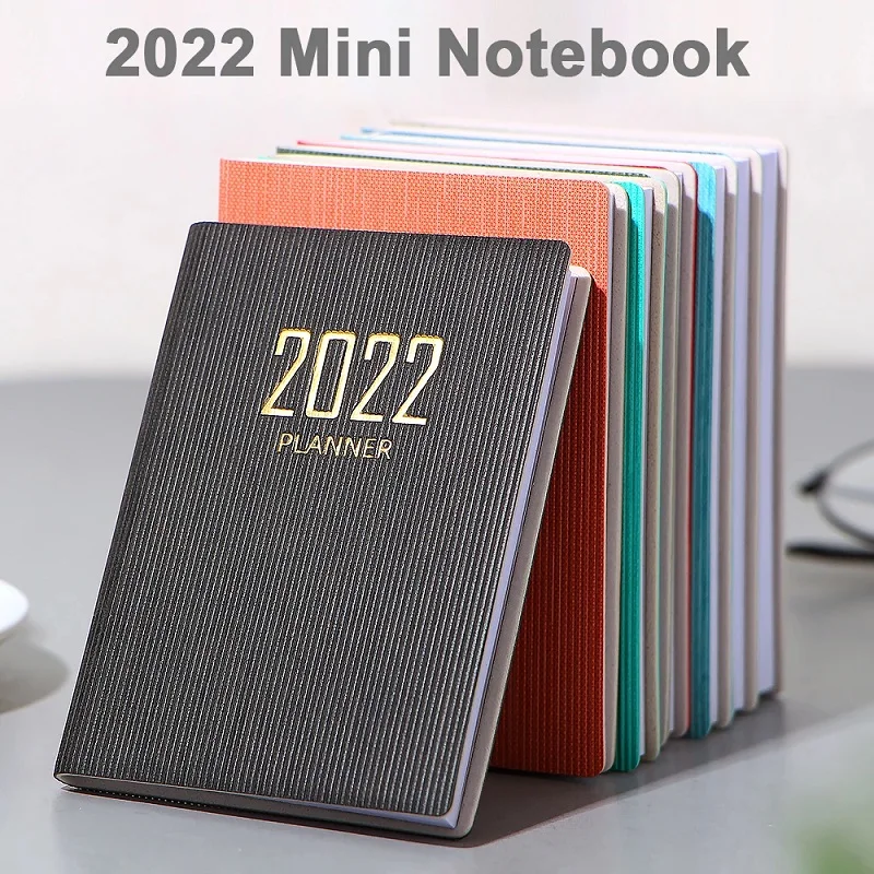 

2022 A7 School Supplies Student Stationery Office Daily Weekly Planner Agenda Notebook 365 Days Goals Habit Schedules Organizer