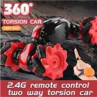 rc toy gesture induction stunt twist car remote control deformation off road vehicle drift climbing car boy toy