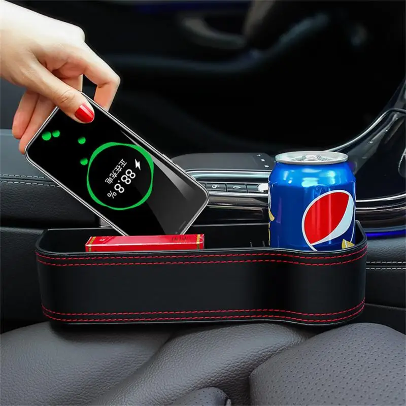 car supplies car seat gap mobile phone wireless charger car storage box water cup storage box stowing tidying interior parts free global shipping