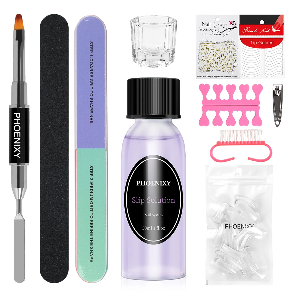 Поли набор гелей для ногтей с машинка стрижки 48 Вт УФ светодиодный светильник