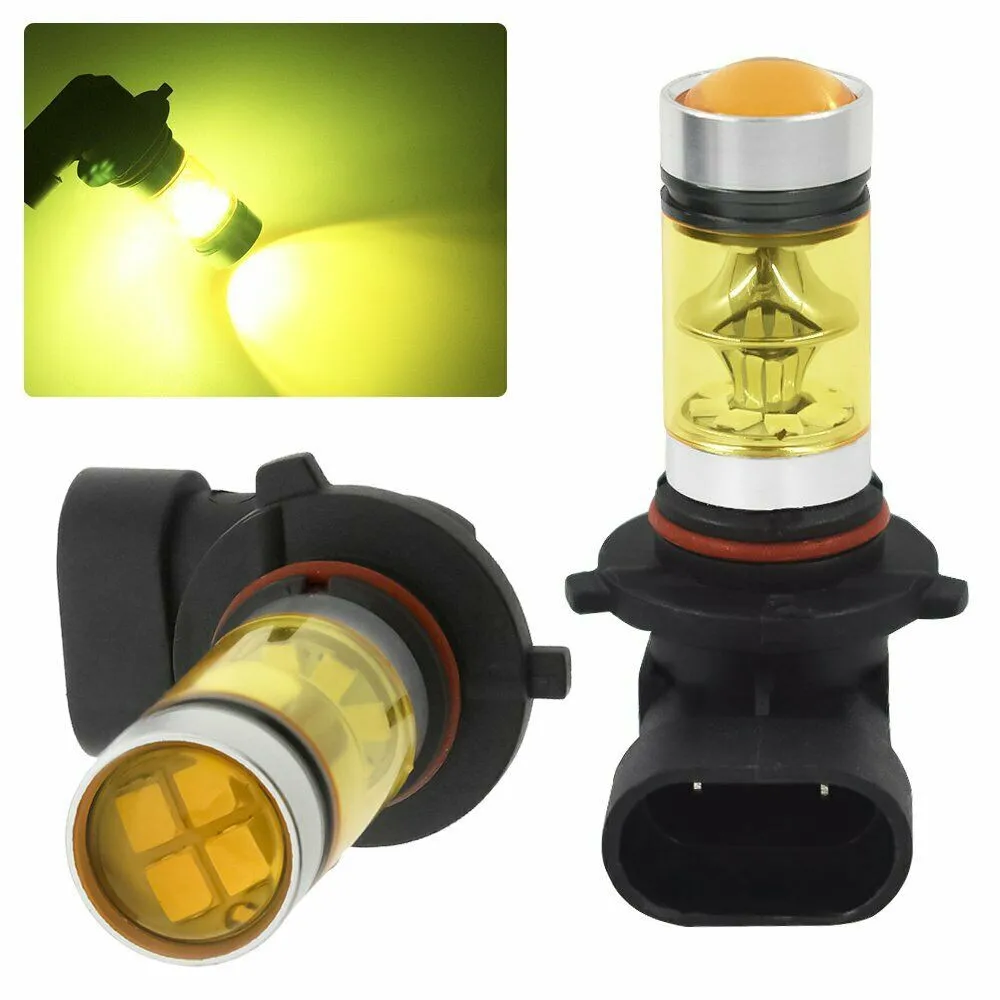 

High Power Bulbs Kit Fog LED Replace 1 Pair Running 100W Super Bright 12V