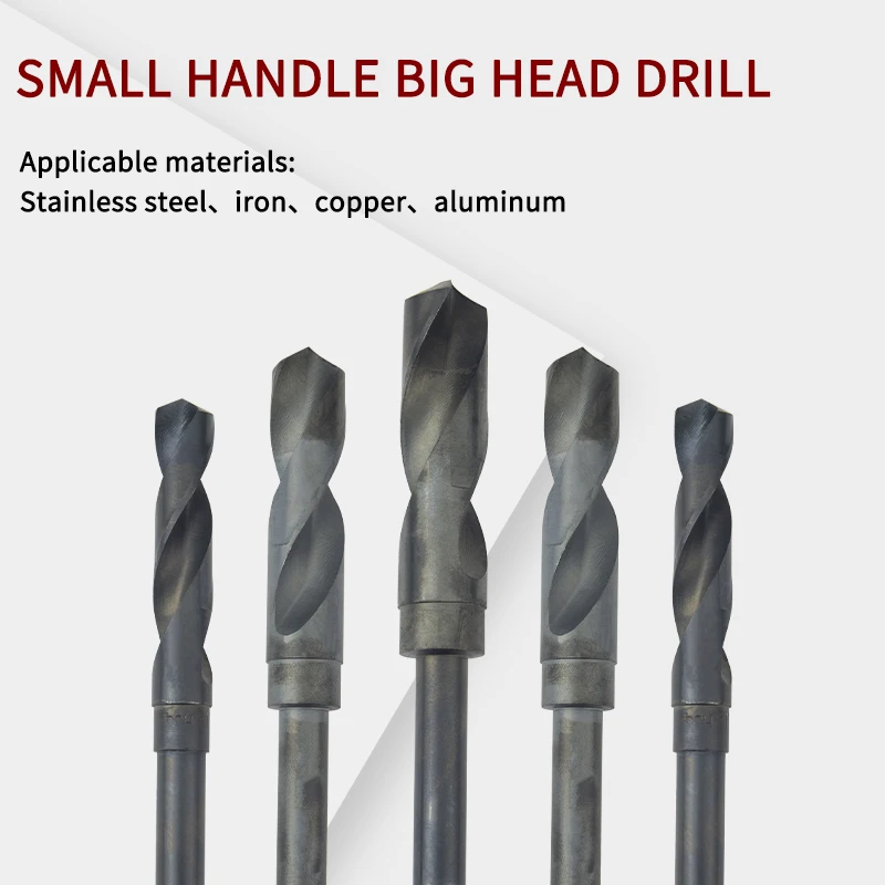 1 piece/5 piece high speed steel big head small shank and drill bit 13/14/15/16mm manual drill bit