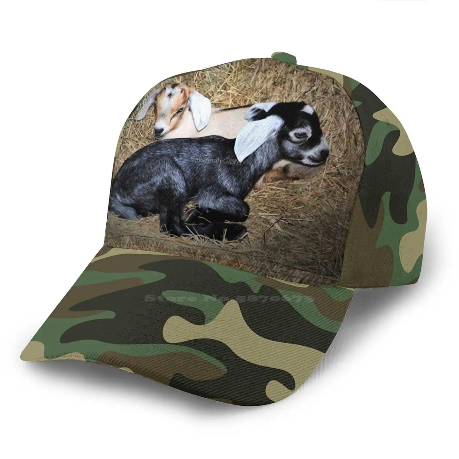 Детские козы Рыбалка тракер Спорт изогнутая сетчатая шляпа животные ферма