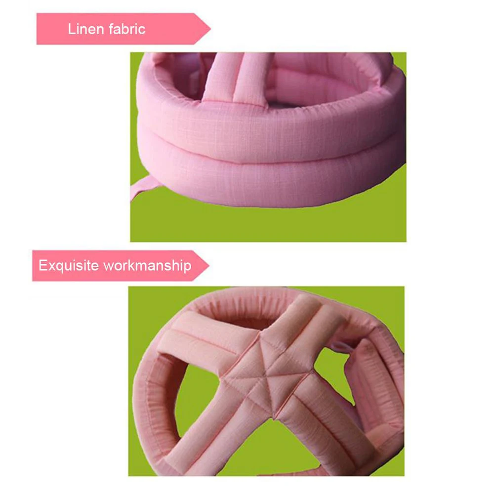 

Baby Safety Walk Helmet Hat Anti-collision Protective Head Comfortable Adjustable Hat Helmet Infant Safety Protection Products