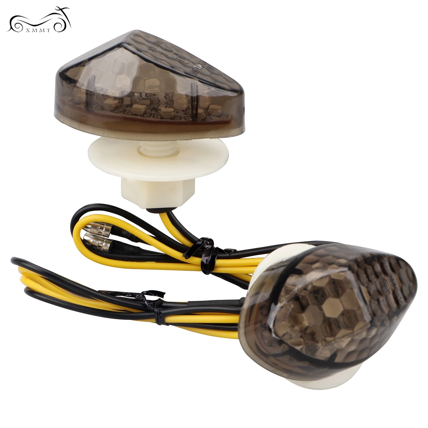 2 шт. 10 мм дым светодиодный утапливаемый поворотный сигнал янтарсветильник