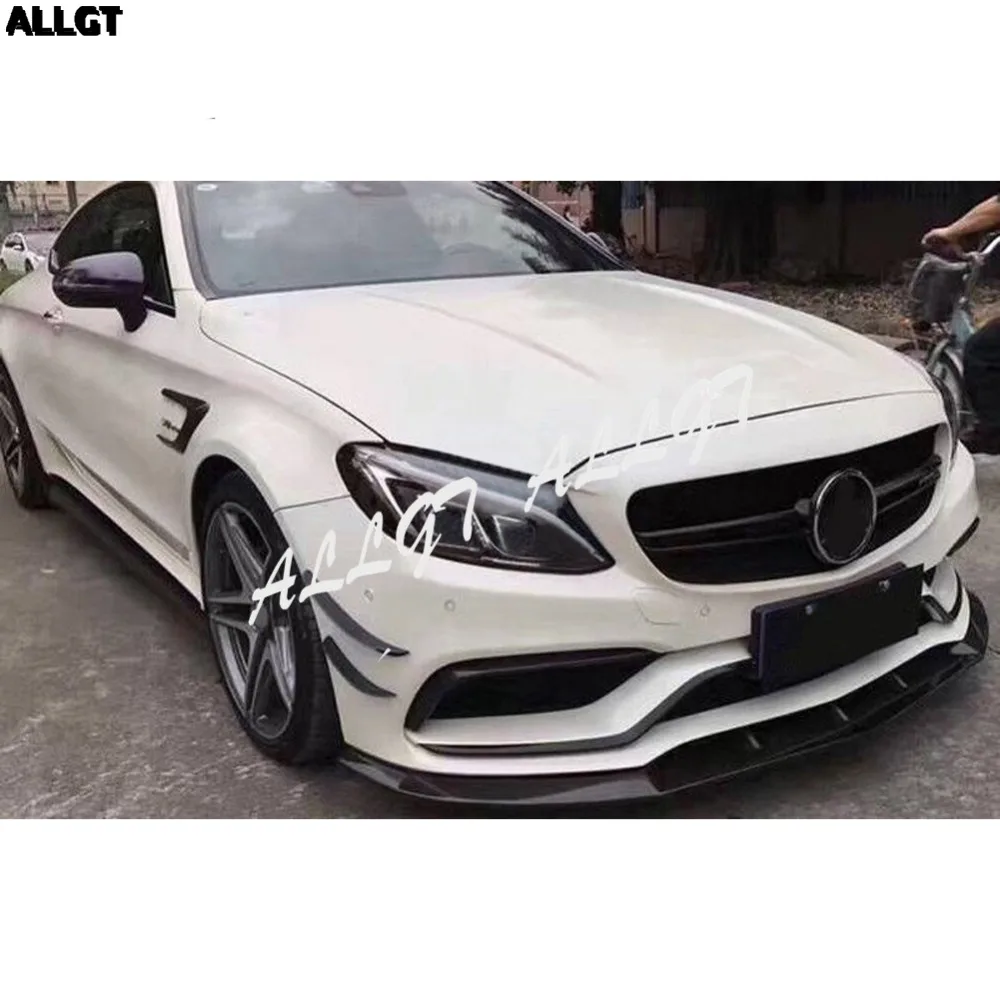 Car Front Grill fit for Mercedes W205 C class C250 C300 C40 2015 2016 bumper Grille BLACK GLOSS silver | Автомобили и мотоциклы