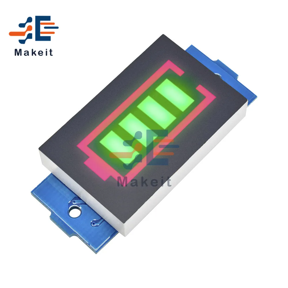 1S/2S/3S/4S/6S/7S 12 6 V 18650 Li-po литий-ионный модуль индикатора емкости батареи светодиодный